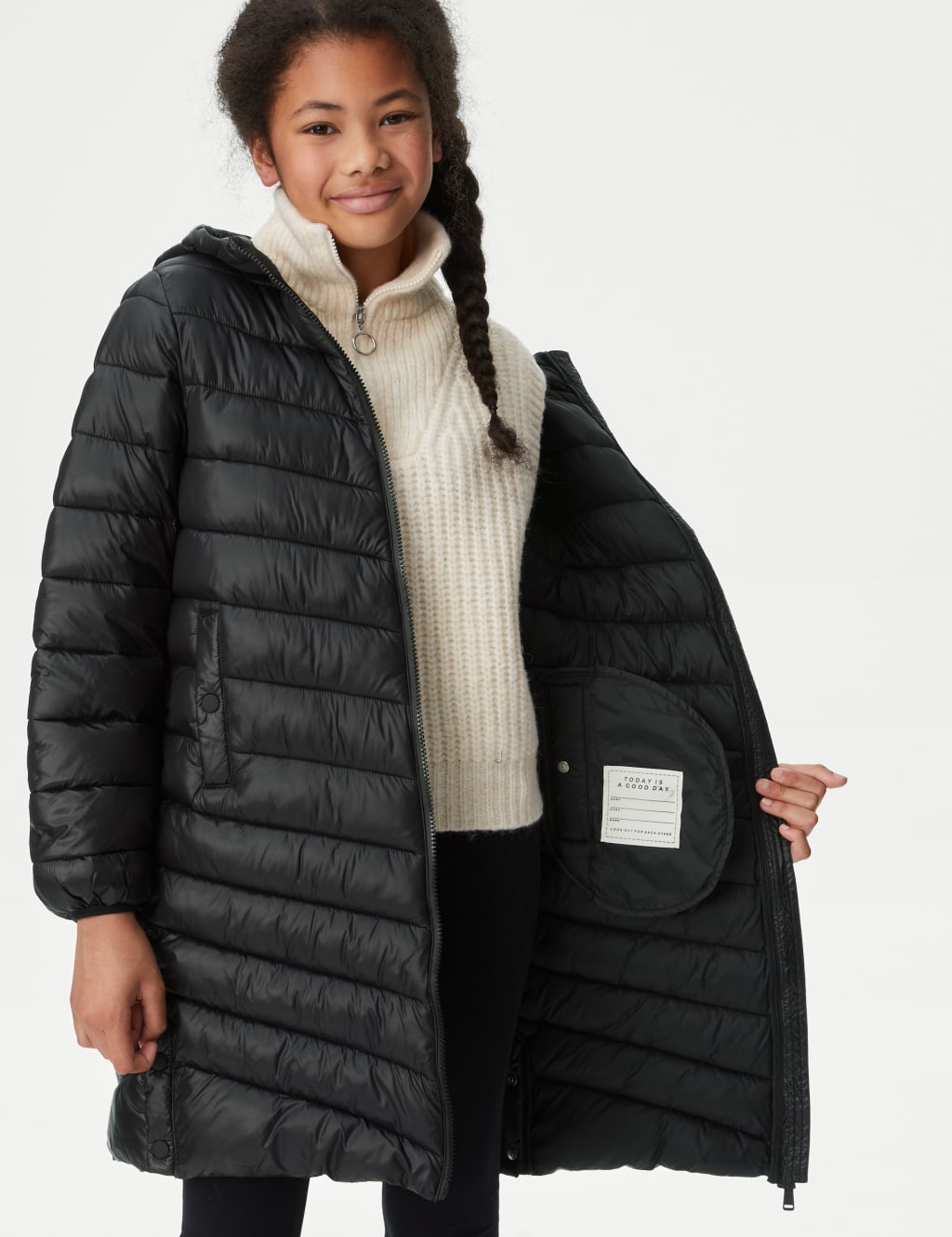 Longline padded parka discount