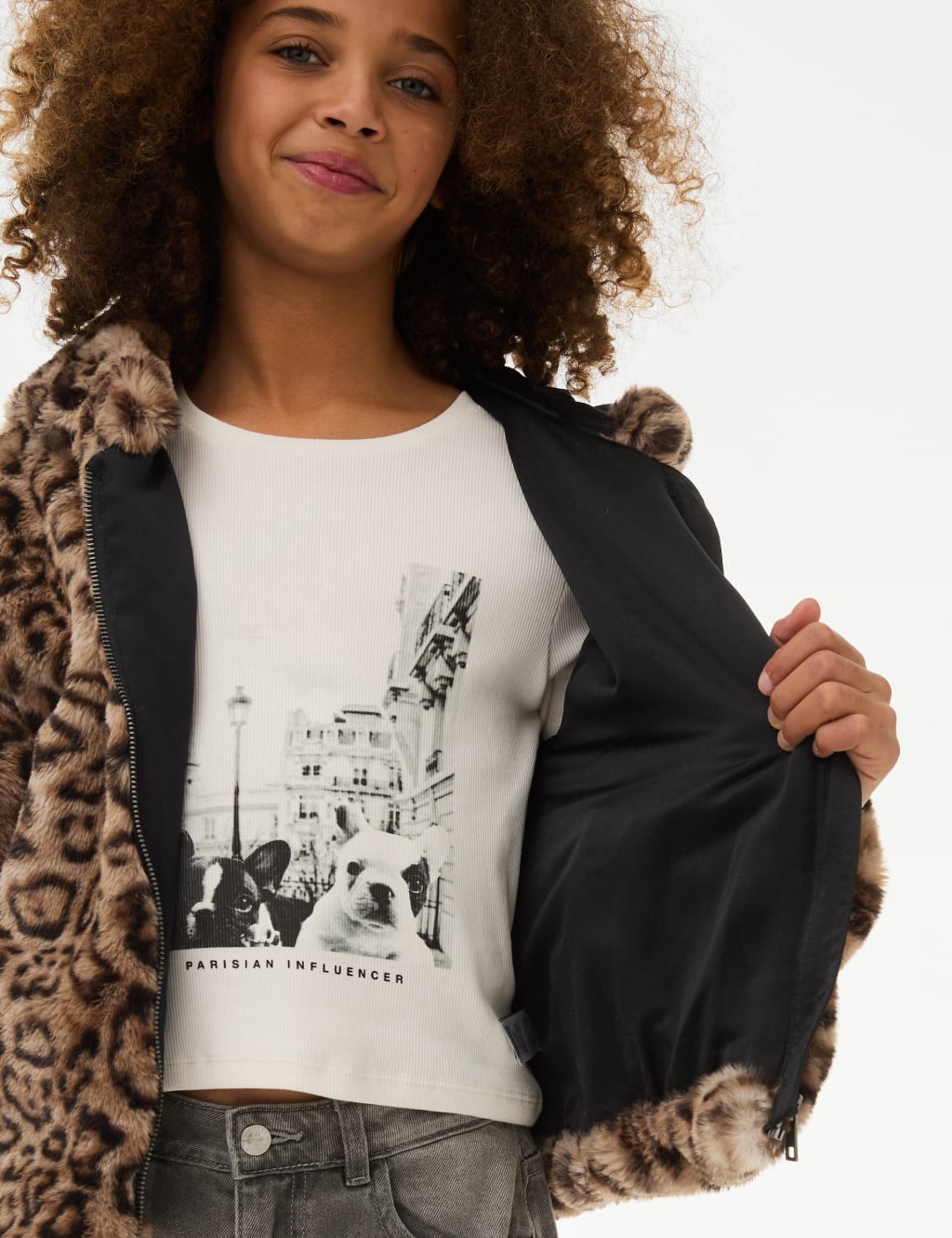 Faux fur hooded bomber jacket sales