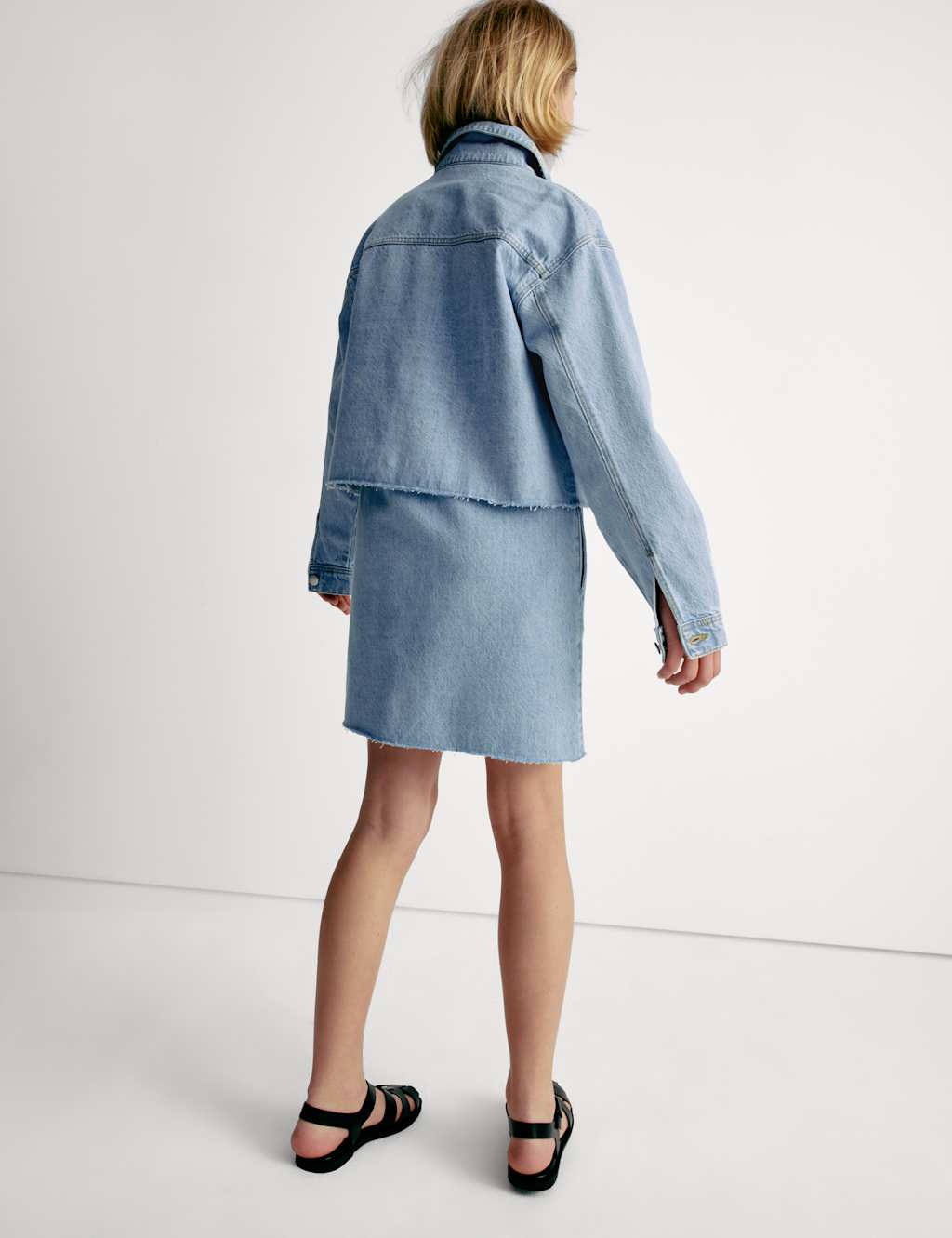 Cropped Denim Jacket (6-16 Years) 6 of 8