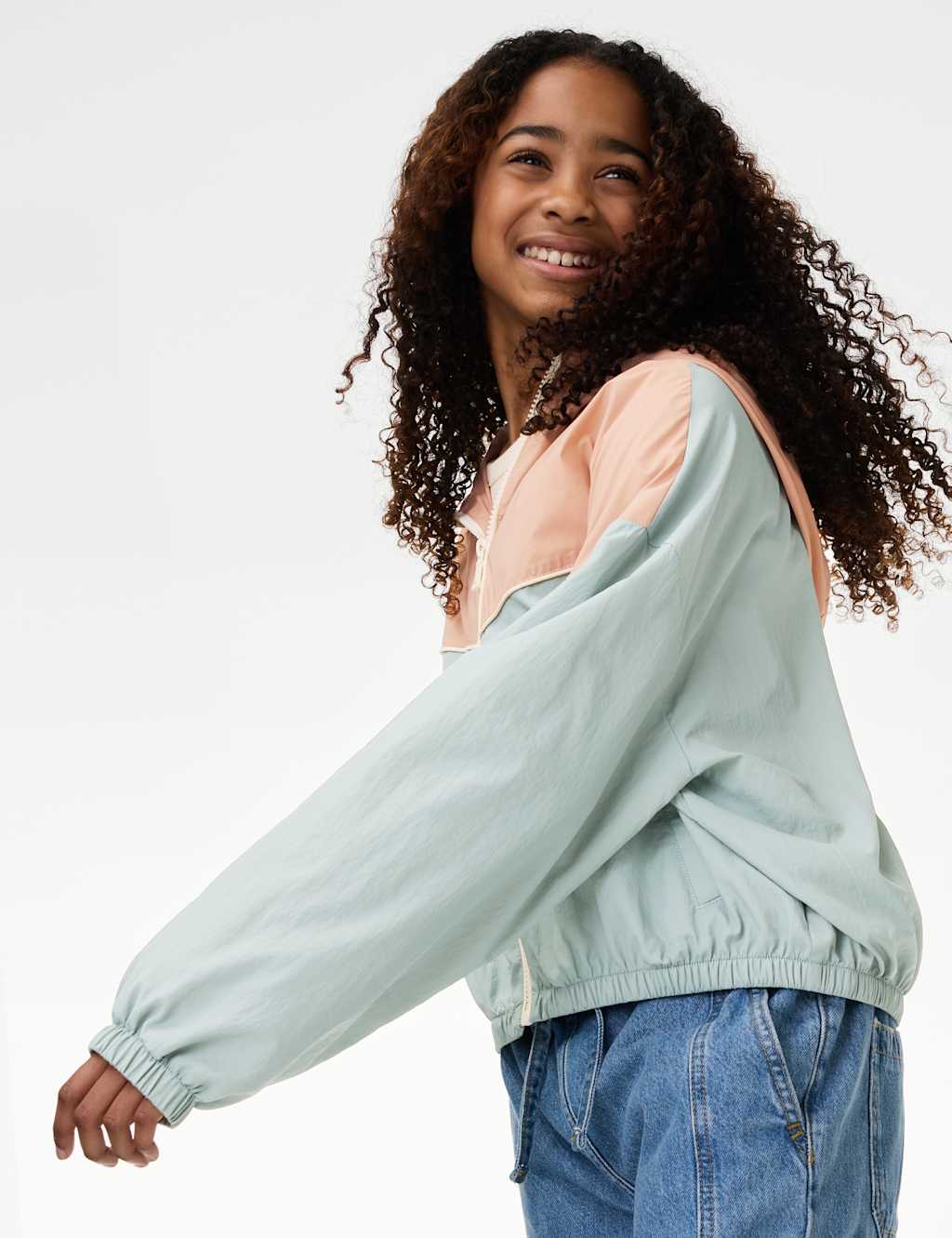 Reflective Zip Up Windrunner Jacket (6-16 Yrs) 1 of 7