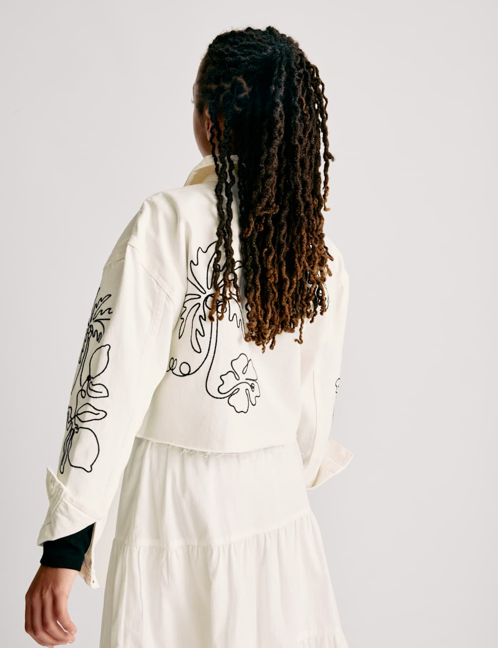 Denim Embroidered Jacket (6-16 Yrs) 4 of 7