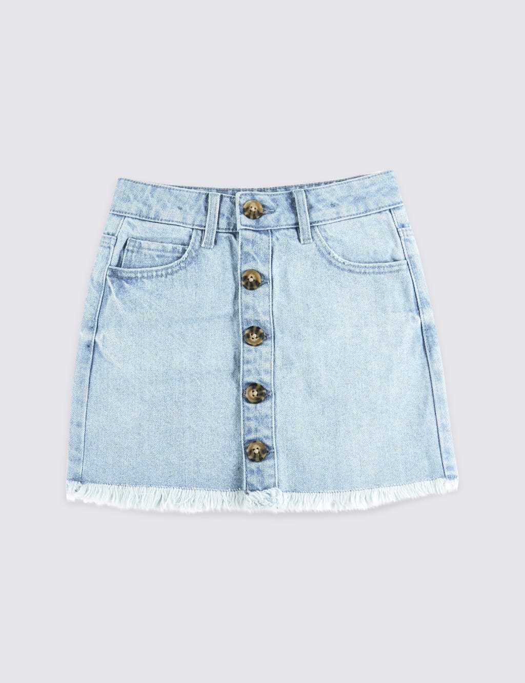 Denim Button Through Skirt (3-16 Years) 2 of 5