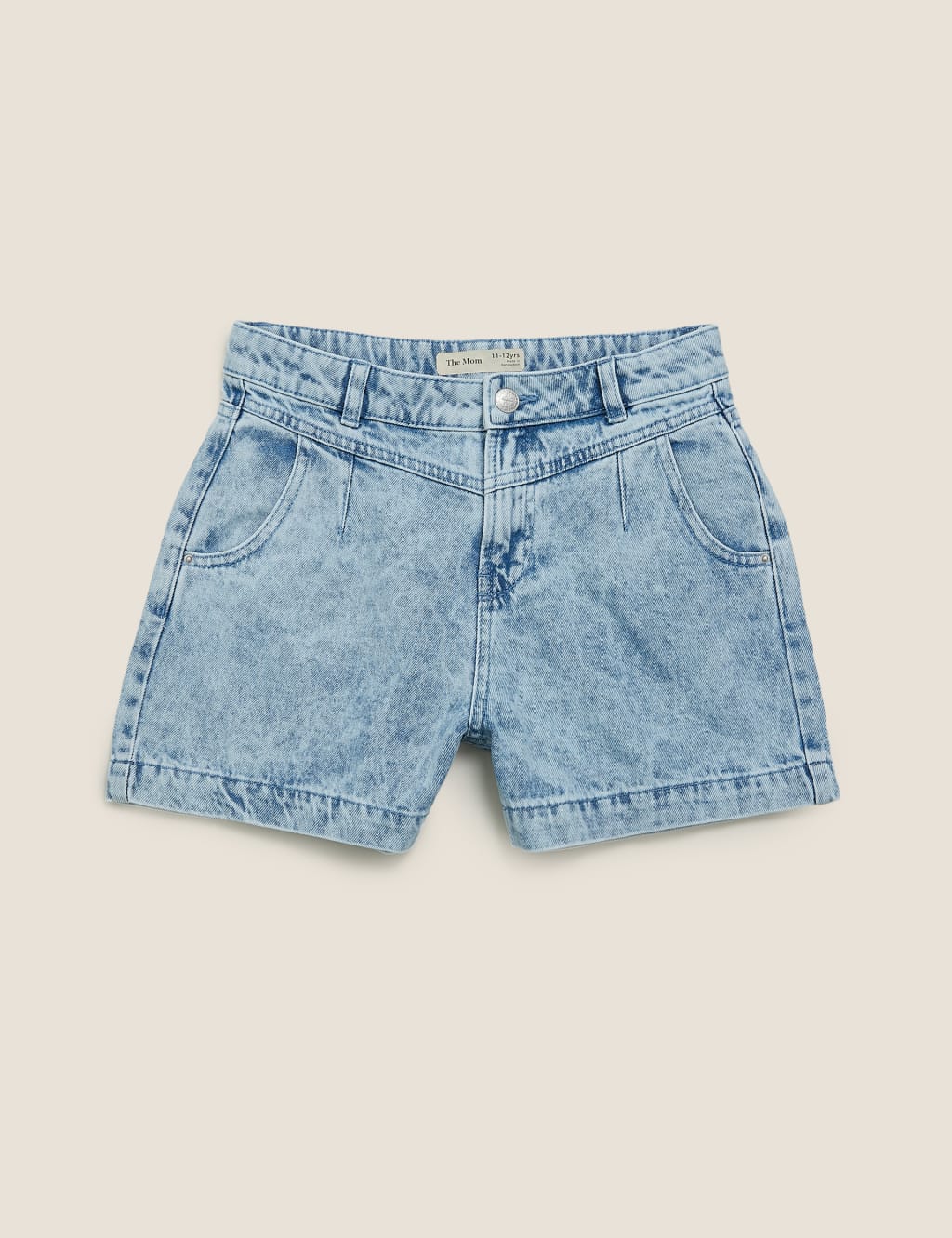 Pure Cotton High Waisted Denim Shorts (6-14 Yrs) 2 of 6