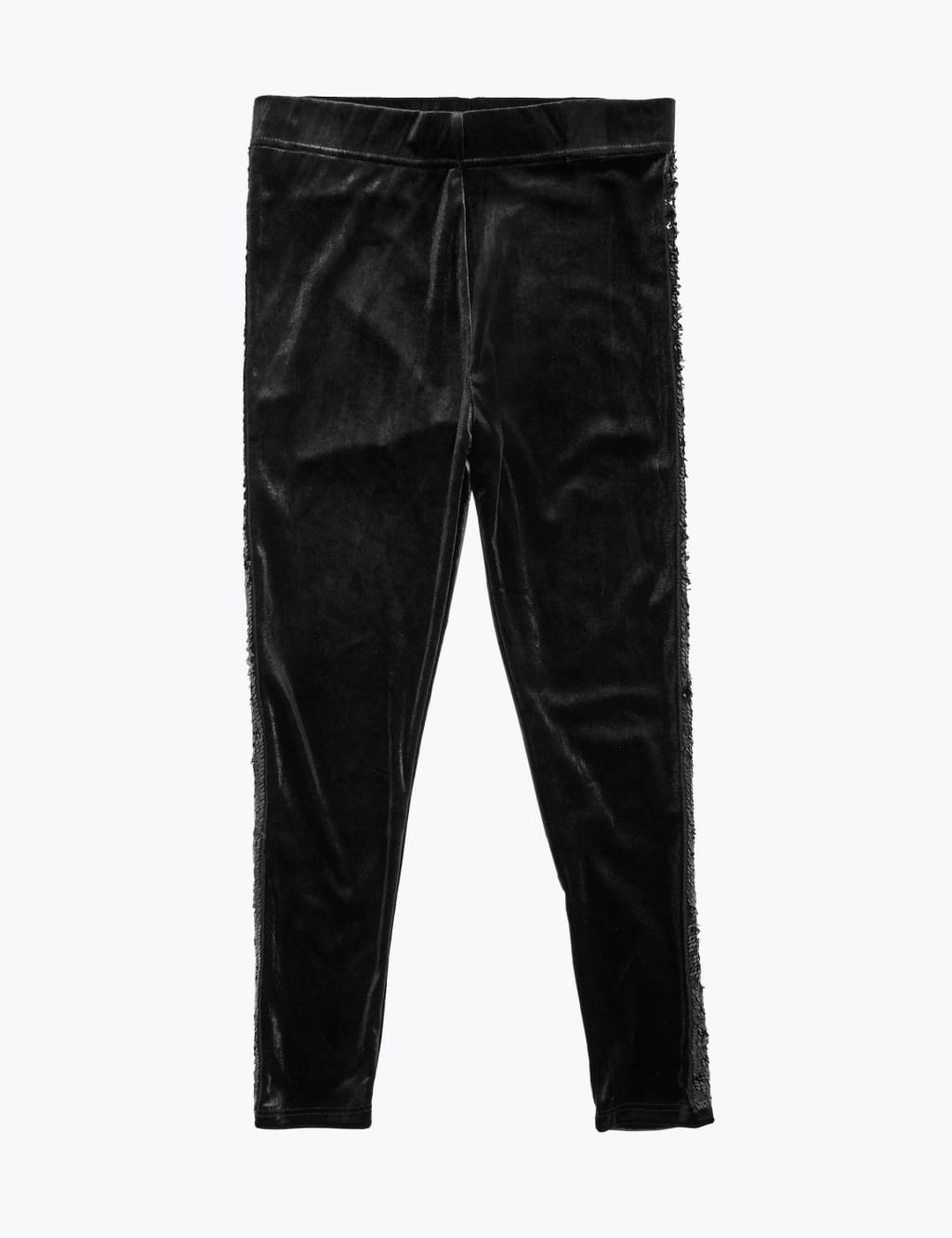 Velvet Sequin Side Stripe Leggings (6-16 Yrs) 2 of 6