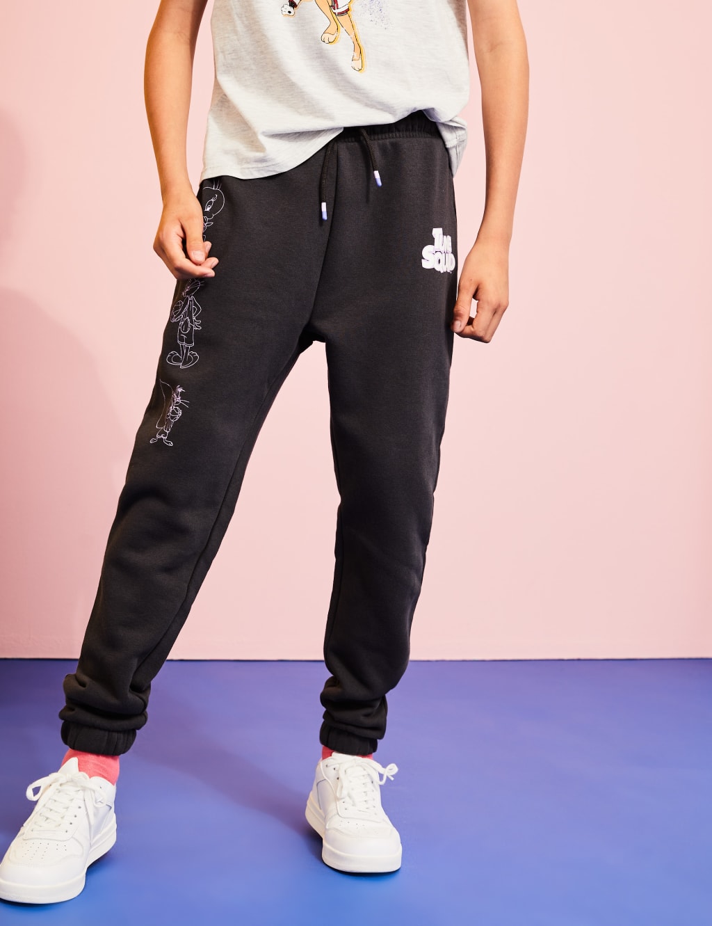 Space Jam A New Legacy Cotton Joggers 6 16 Yrs M S