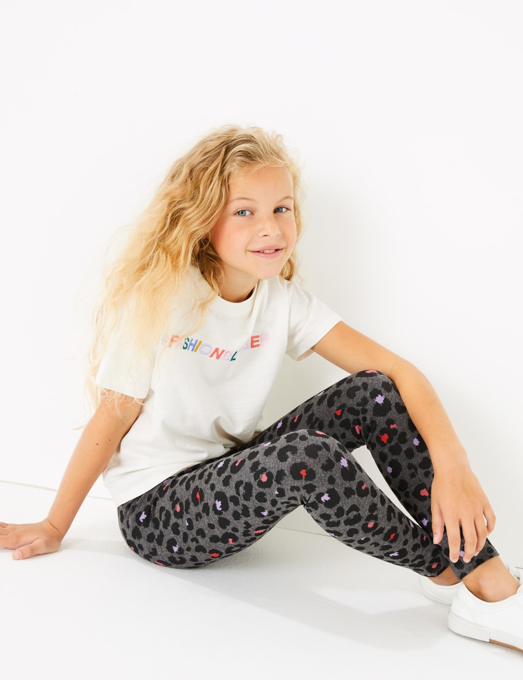 Cotton Leopard Print Leggings 3 16 Years M S