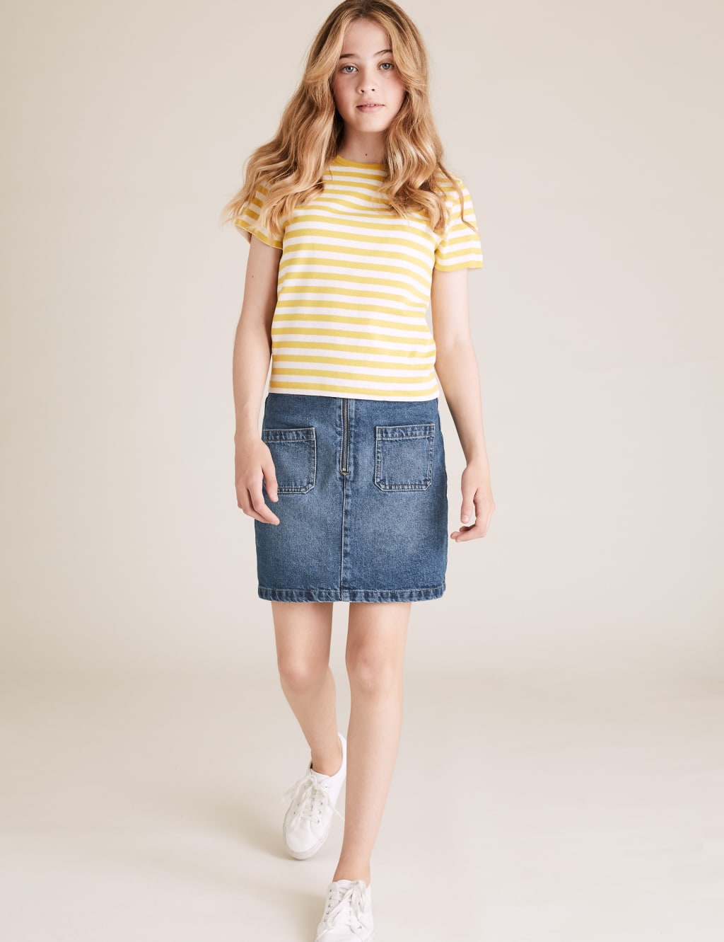 Denim Skirt 6 16 Yrs M S