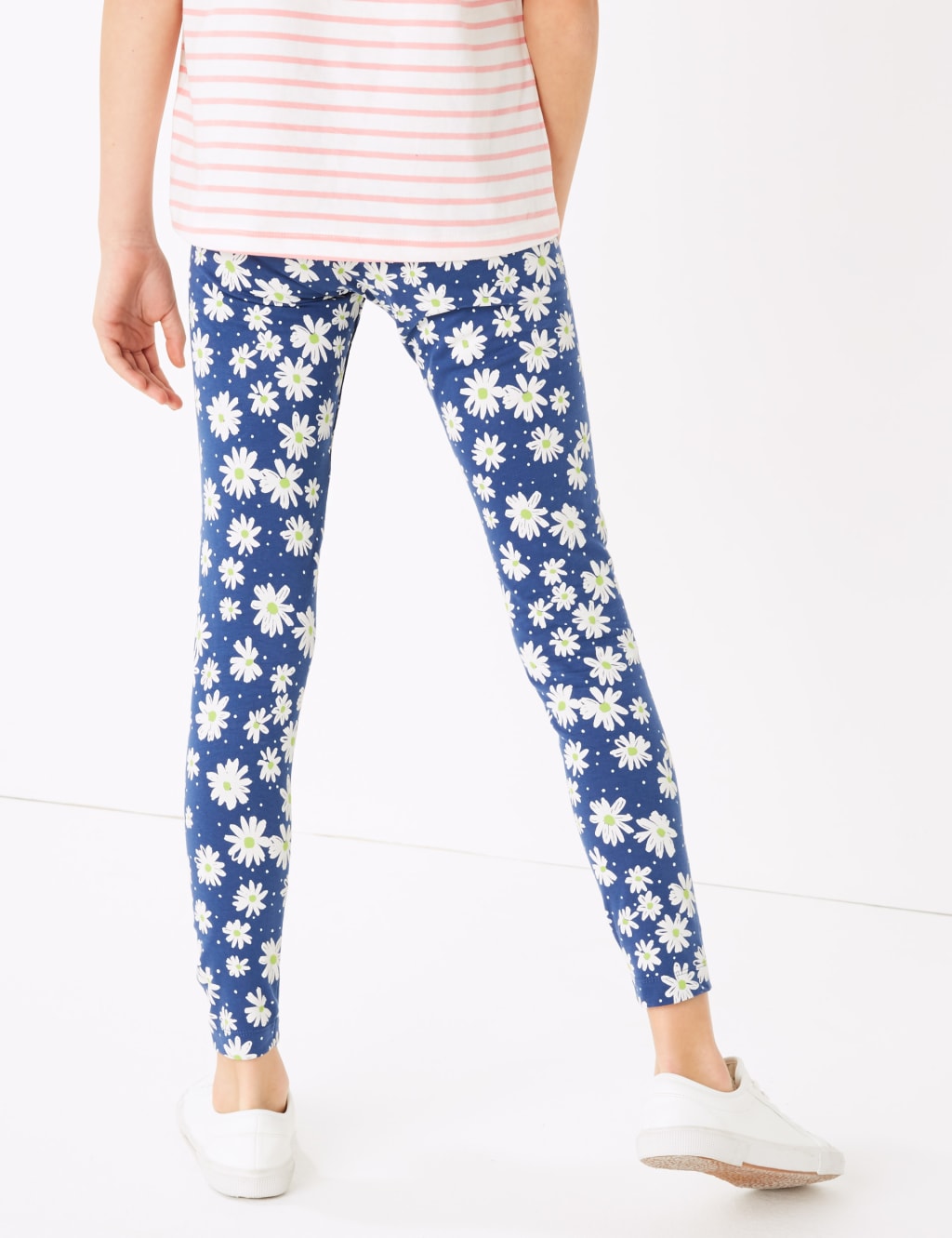 Daisy print leggings hot sale