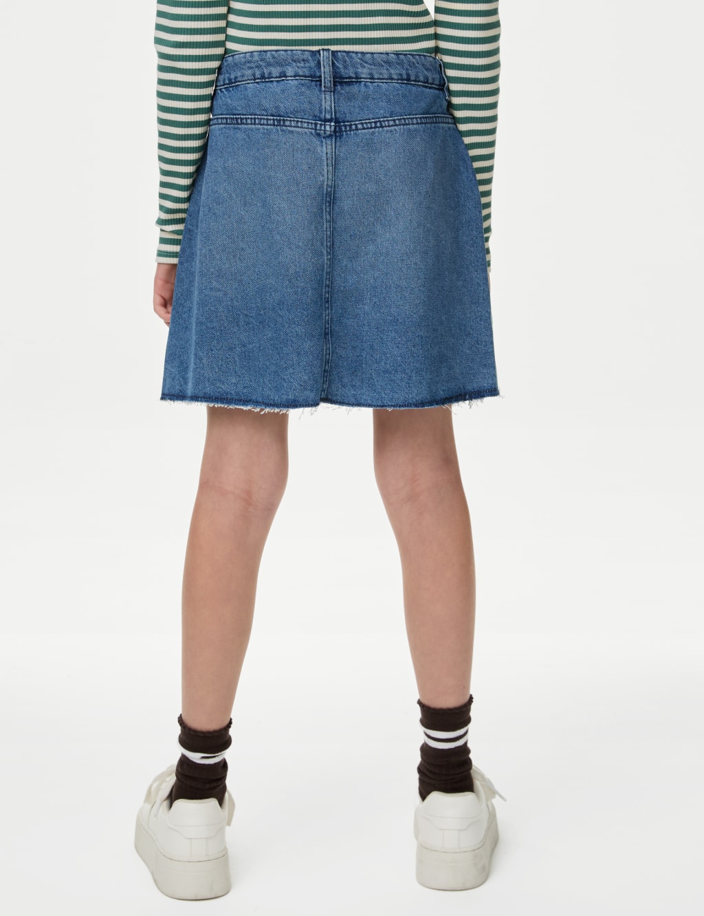 Denim Pleated Skirt 6 16 Yrs