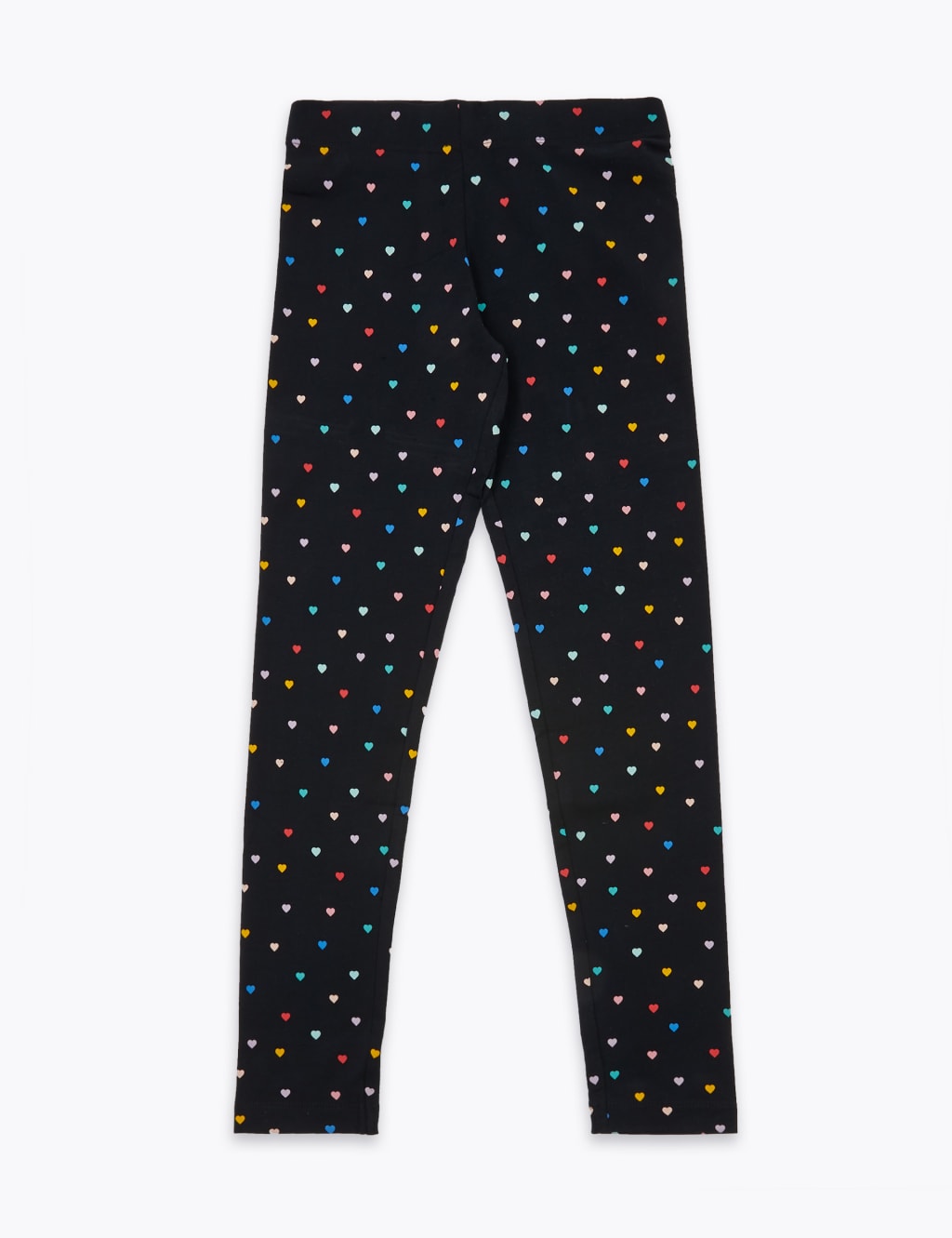 Cotton Rich Heart Print Leggings (6-16 Yrs) 2 of 5