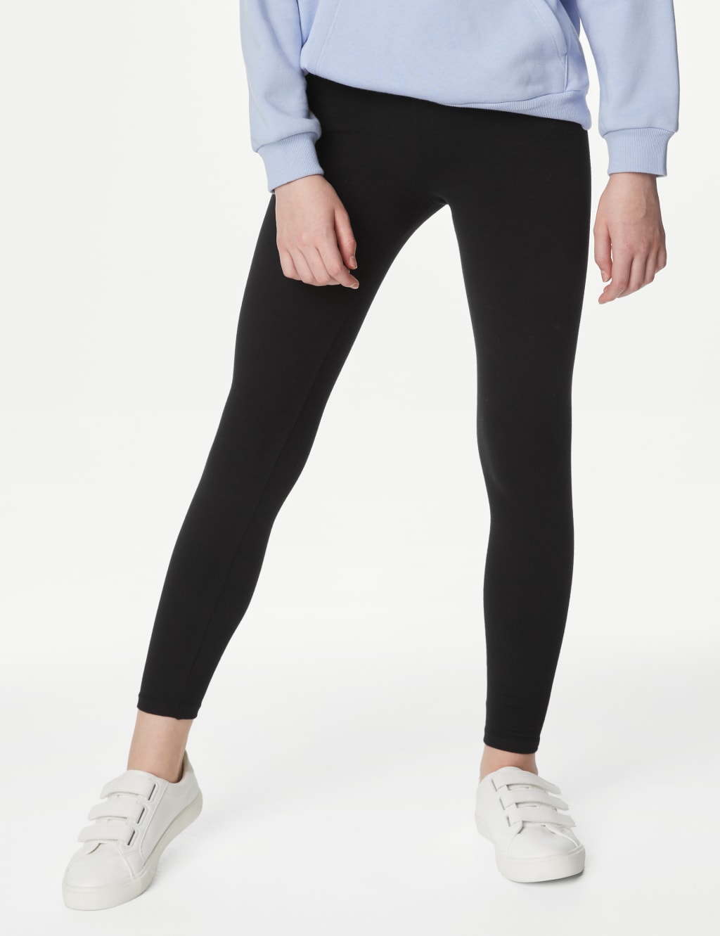 2pk Cotton Rich Leggings (6-16 Yrs) 3 of 4