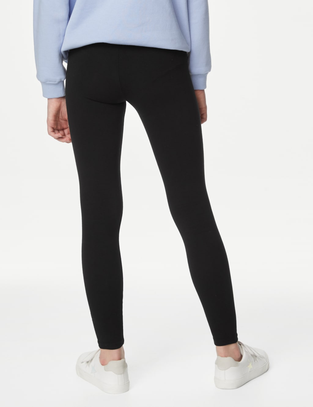 2pk Cotton Rich Leggings (6-16 Yrs) 4 of 4