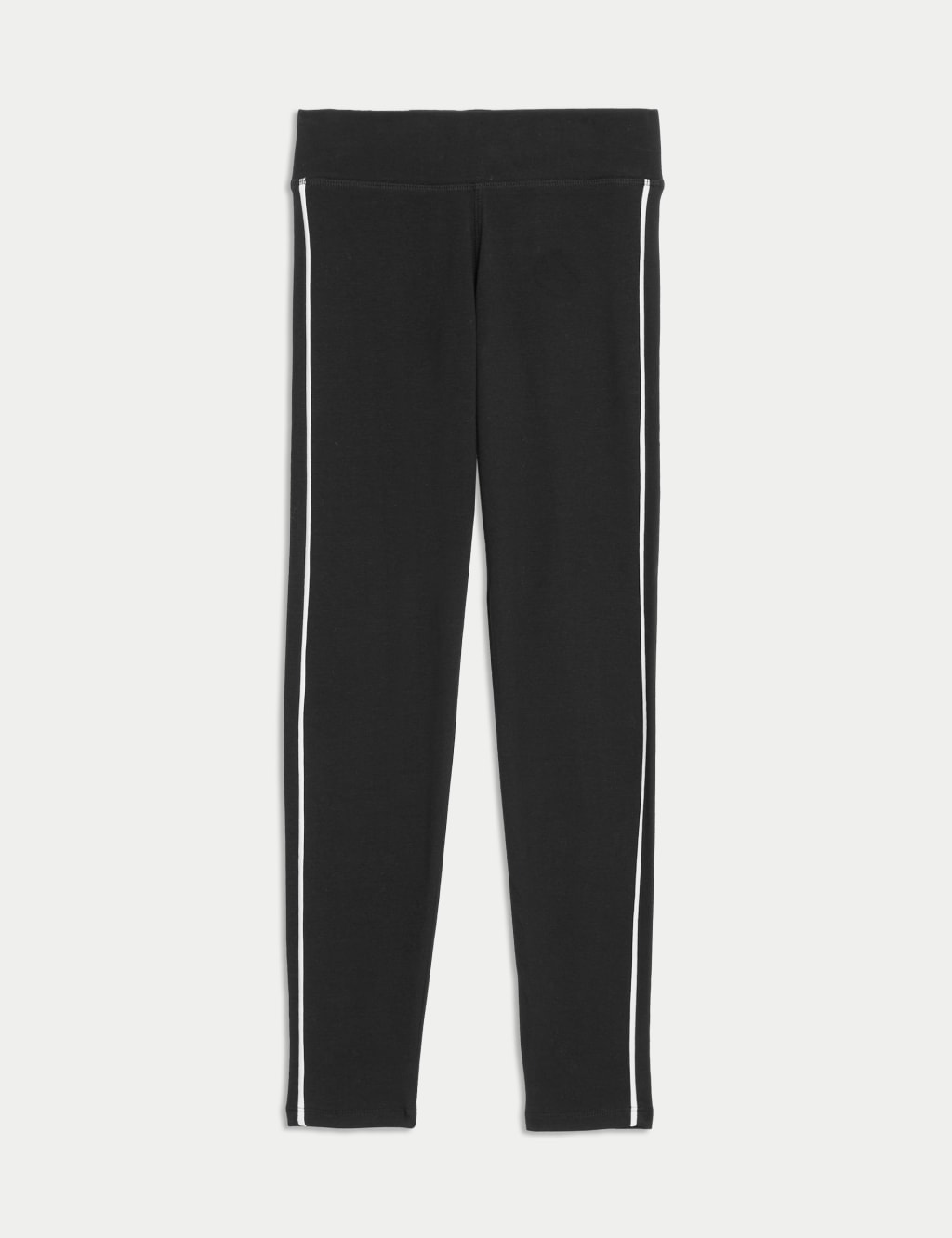 Black leggings with white stripes new arrivals