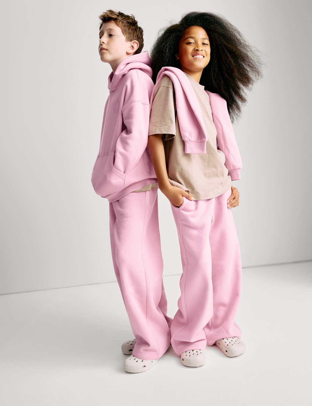 Wide Leg Cotton Rich Joggers (2-16 Yrs) 6 of 6