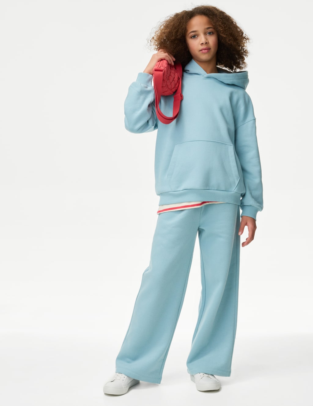Wide Leg Cotton Rich Joggers (2-16 Yrs) 3 of 5