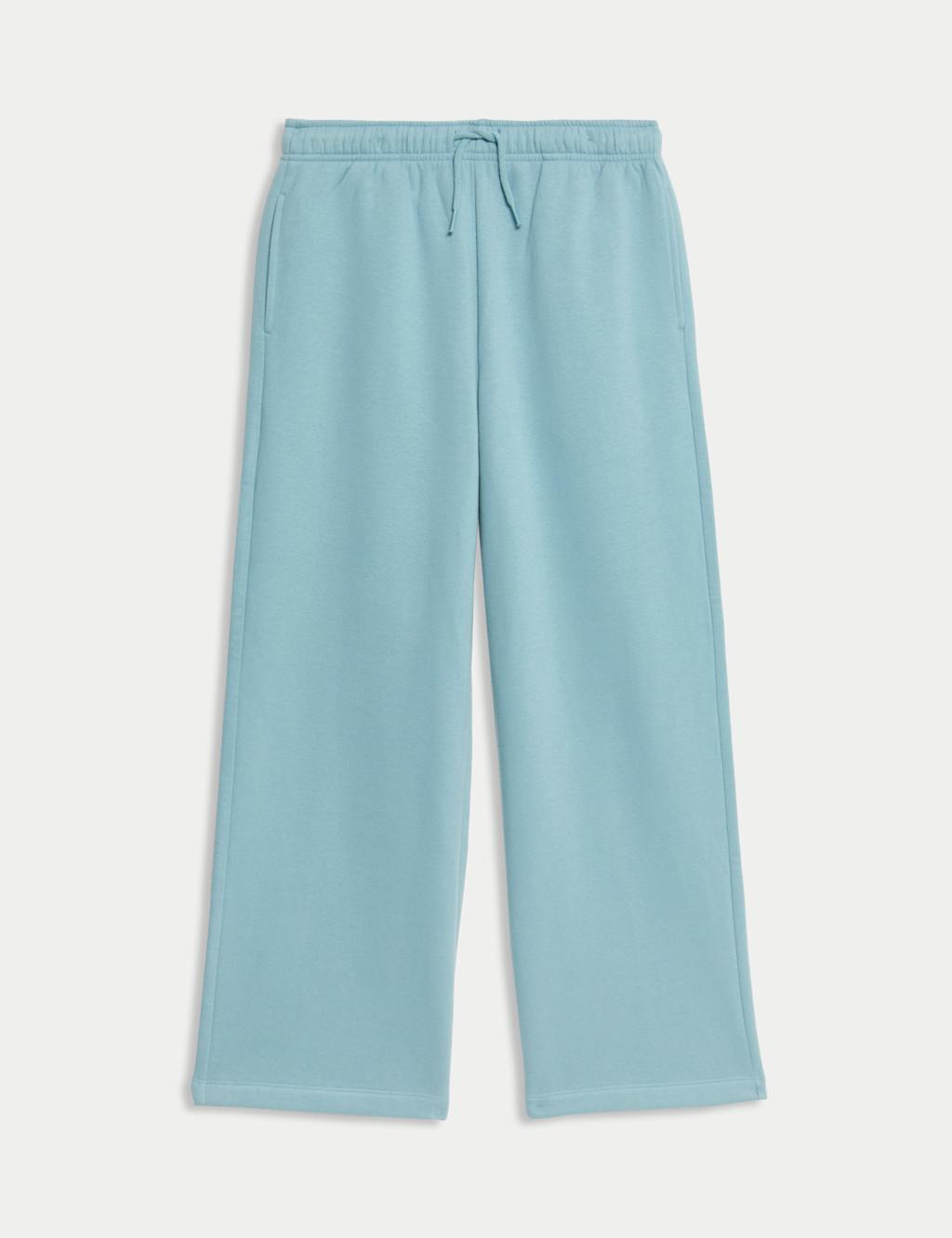 Wide Leg Cotton Rich Joggers (2-16 Yrs) 2 of 5