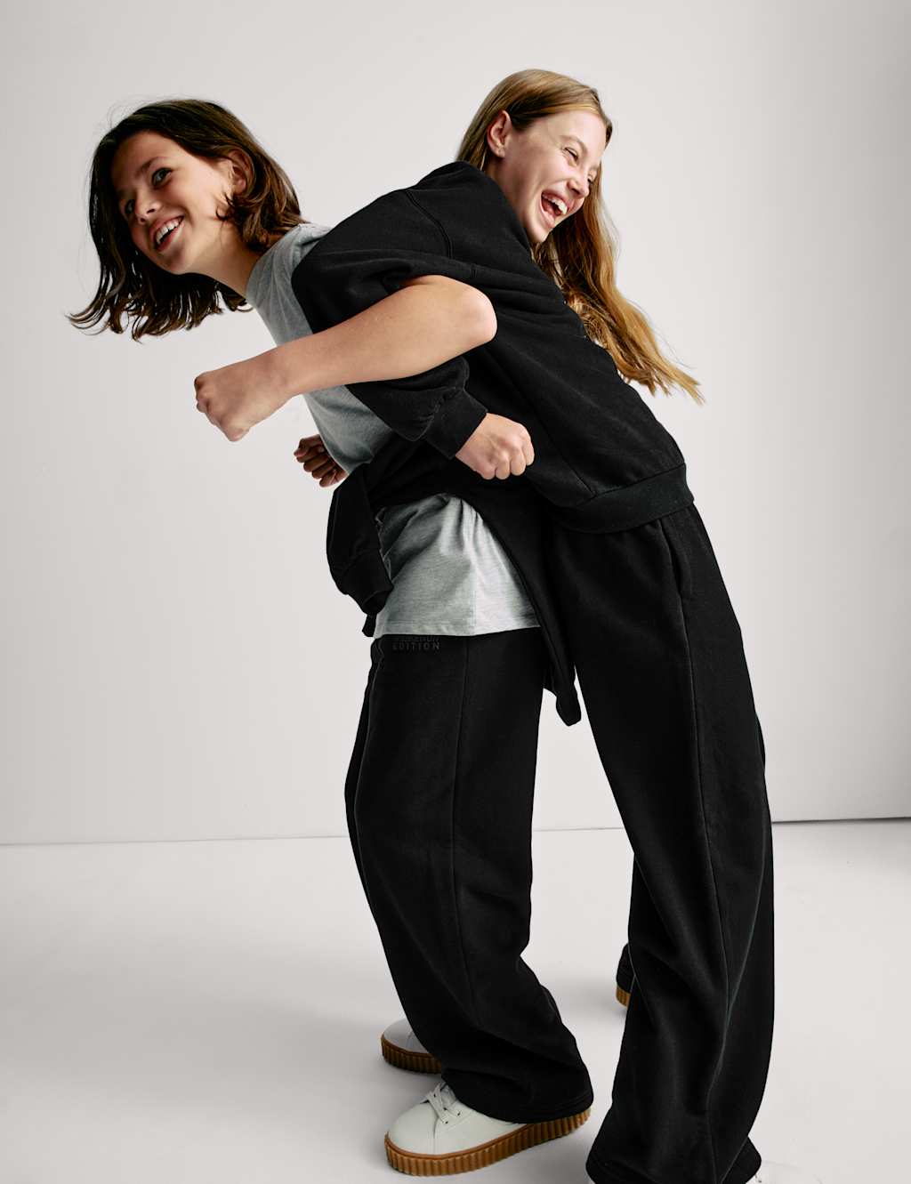 Wide Leg Cotton Rich Joggers (2-16 Yrs) 4 of 5