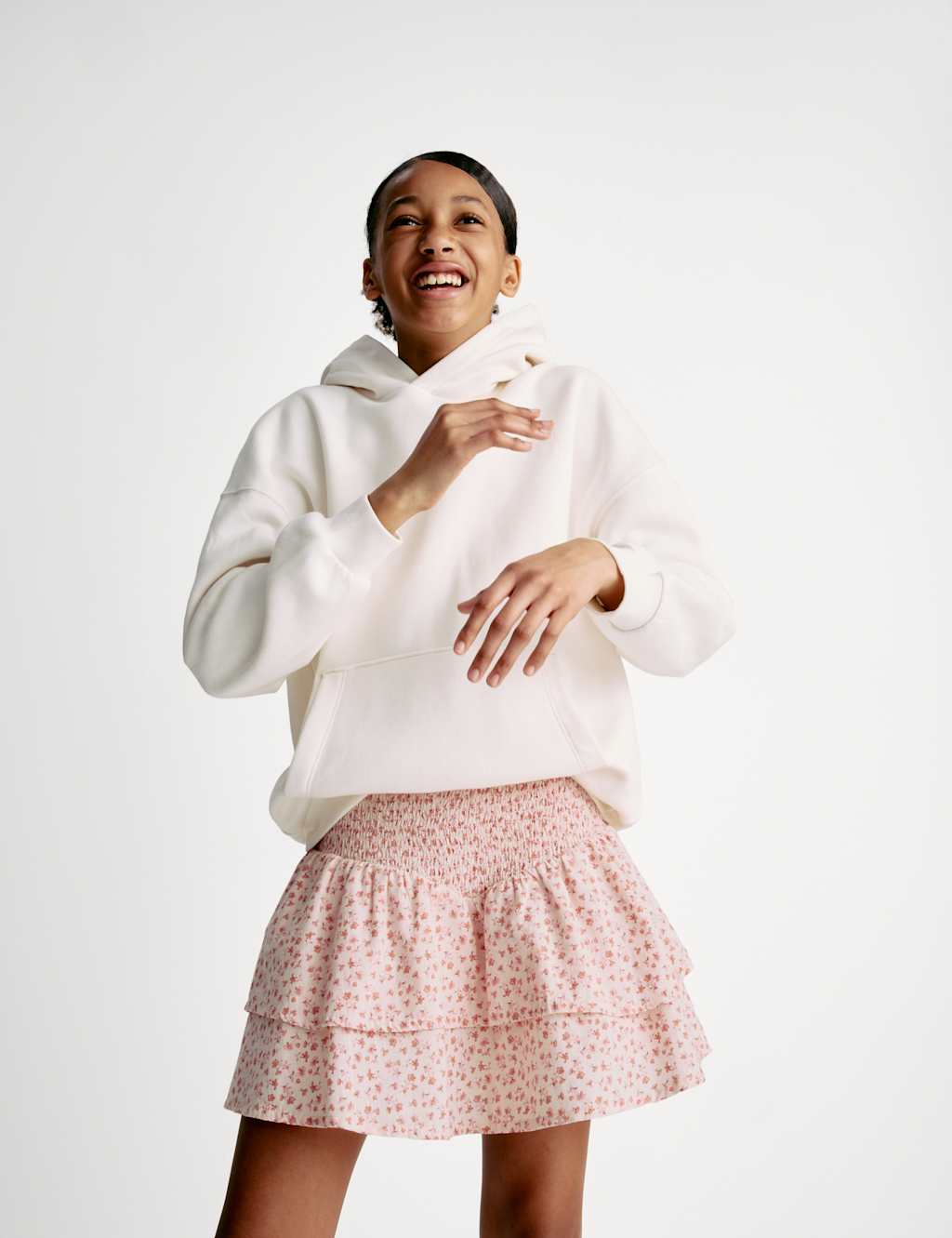 Cotton Rich Ditsy Floral Skirt (6-16 Yrs) 3 of 6