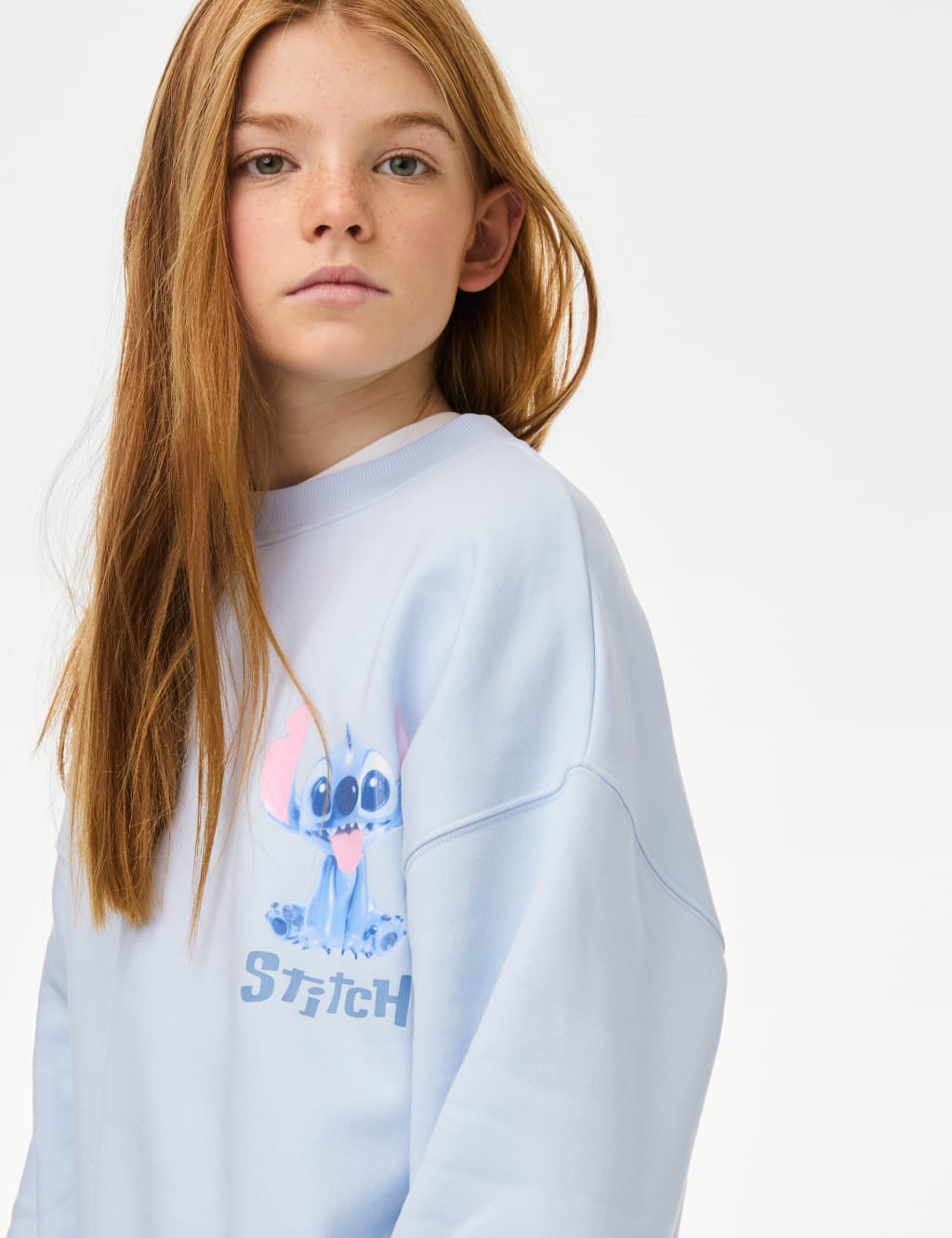 Cotton Rich Lilo & Stitch™ Sweatshirt (6-16 Yrs) 4 of 7