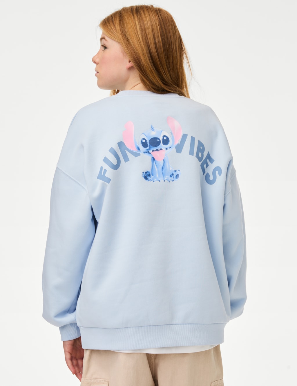 Cotton Rich Lilo Stitch Sweatshirt 6 16 Yrs