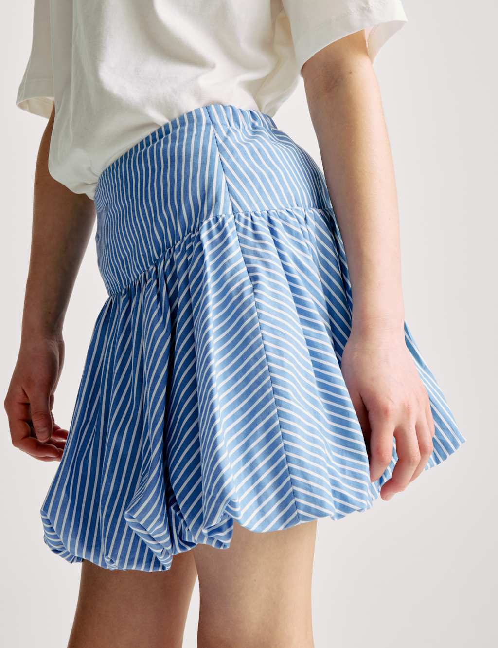 Pure Cotton Printed Puff Ball Skirt (6-16 Yrs) 3 of 5