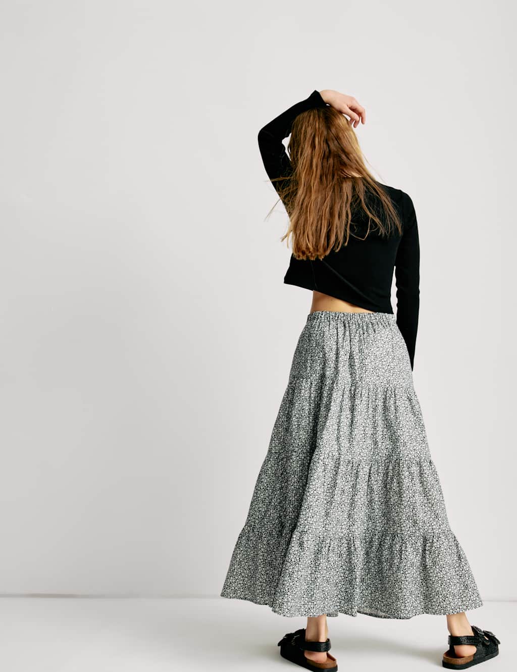 Pure Cotton Ditsy Floral Maxi Skirt (6-16 Yrs) 3 of 5