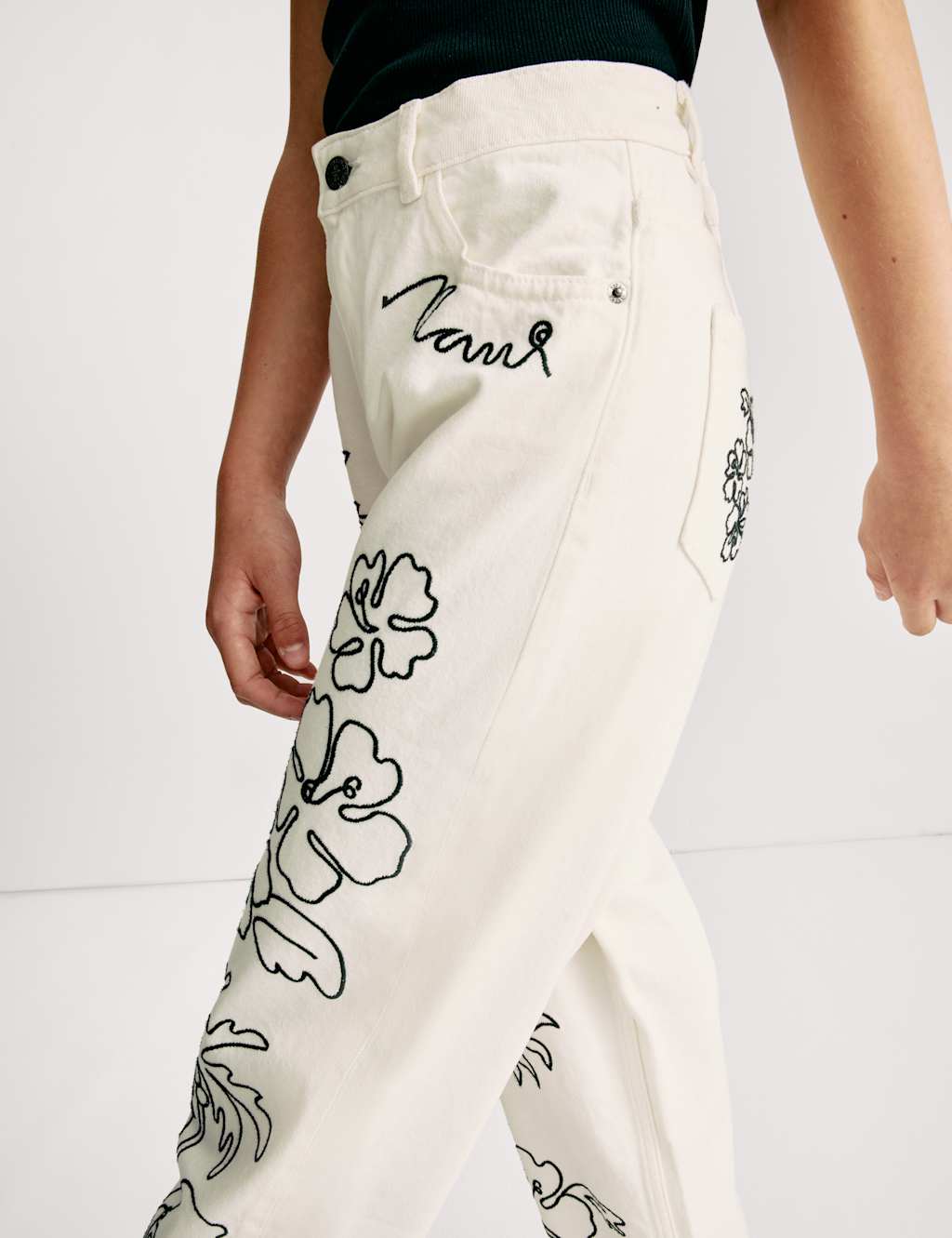 Denim Embroidered Jeans (6-16 Yrs) 4 of 7