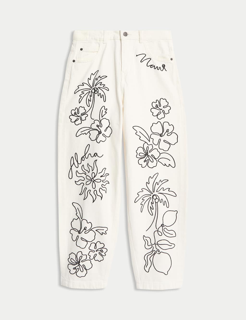 Denim Embroidered Jeans (6-16 Yrs) 2 of 7