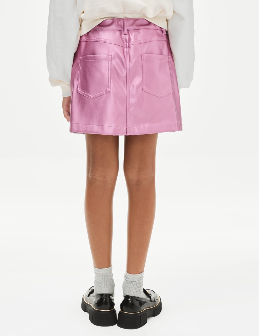Mini Metallic Skirt 6 16 Yrs