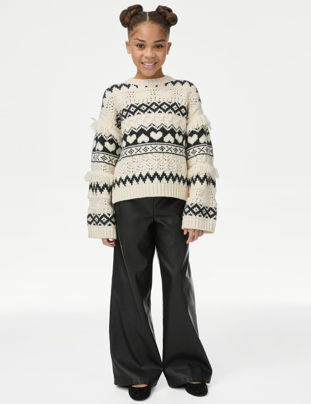 M&s faux leather trousers store