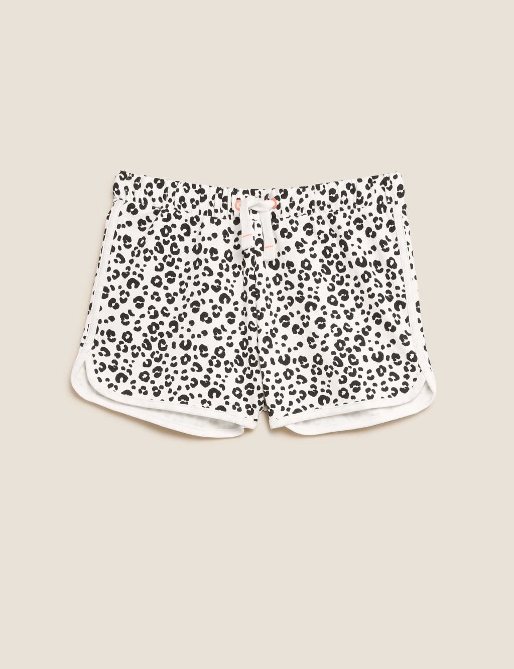 Pure Cotton Leopard Print Runner Shorts (6-16 Yrs) 2 of 5