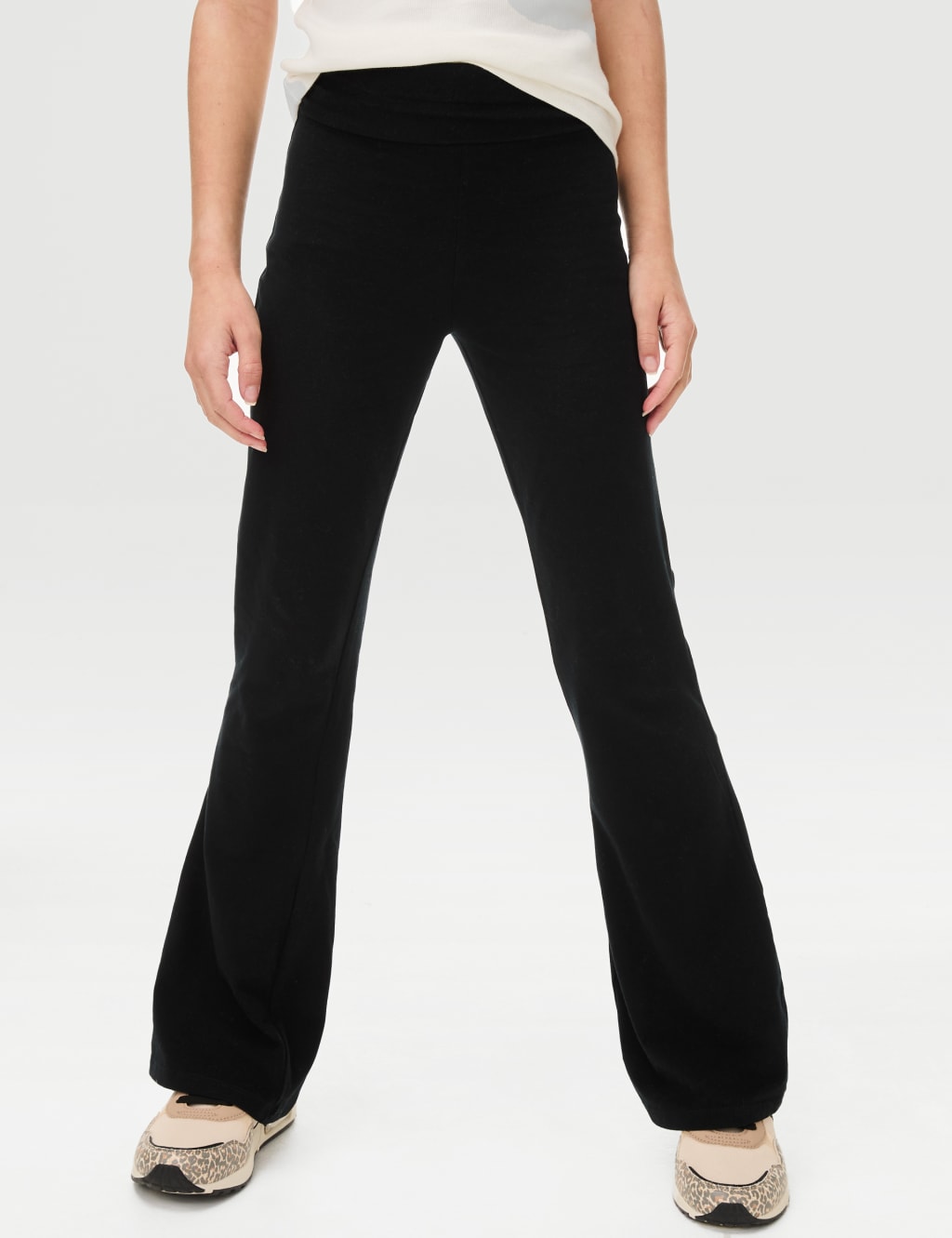 Cotton Rich Flared Leggings (6-16 Yrs) 4 of 5