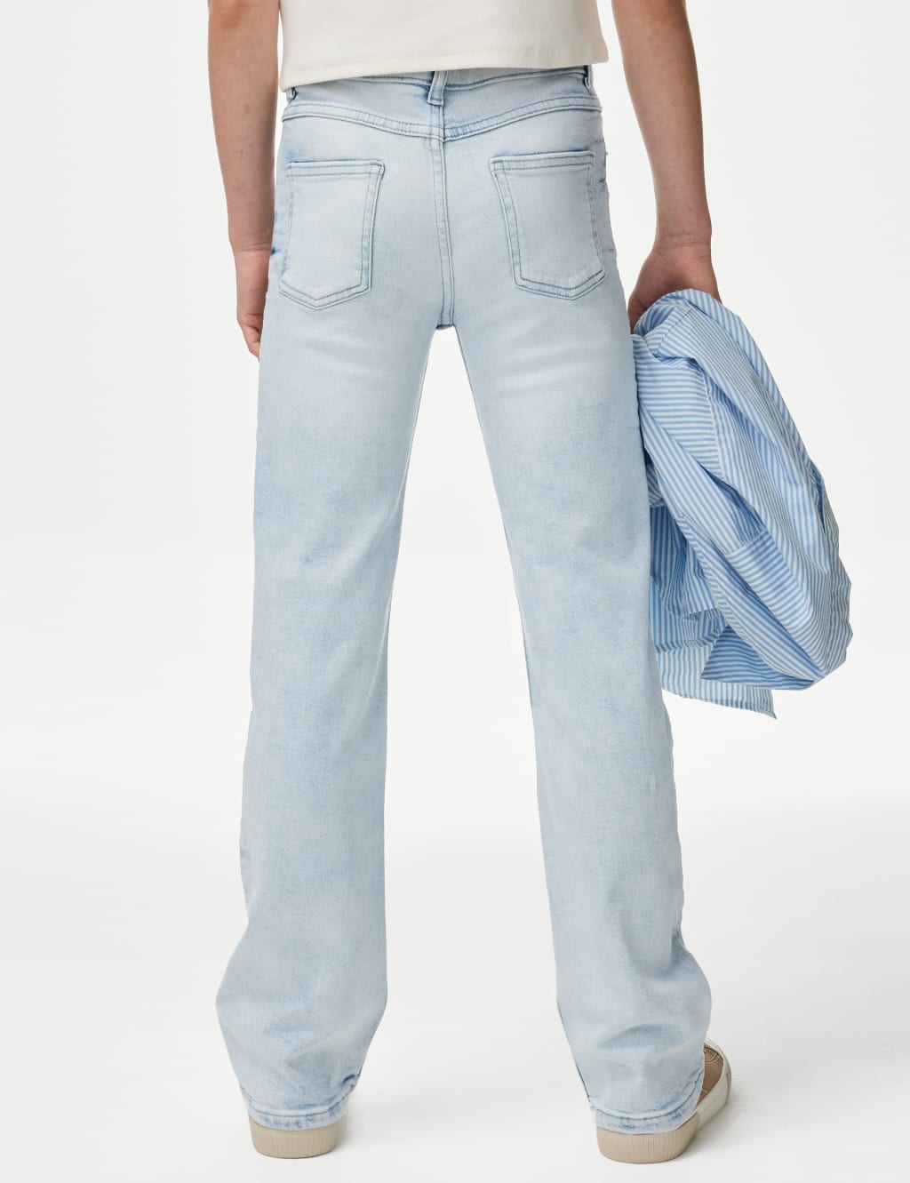 Regular Fit Denim Flared Jeans (6-16 Yrs) 4 of 5