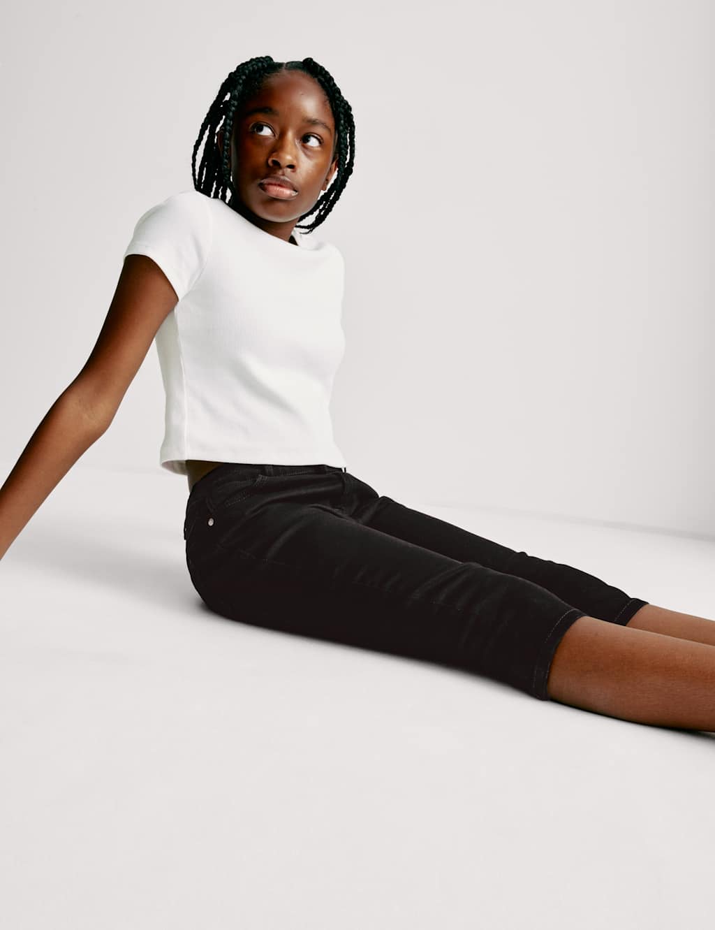 Skinny Capri Denim Jeans (6-16 Yrs) 5 of 7