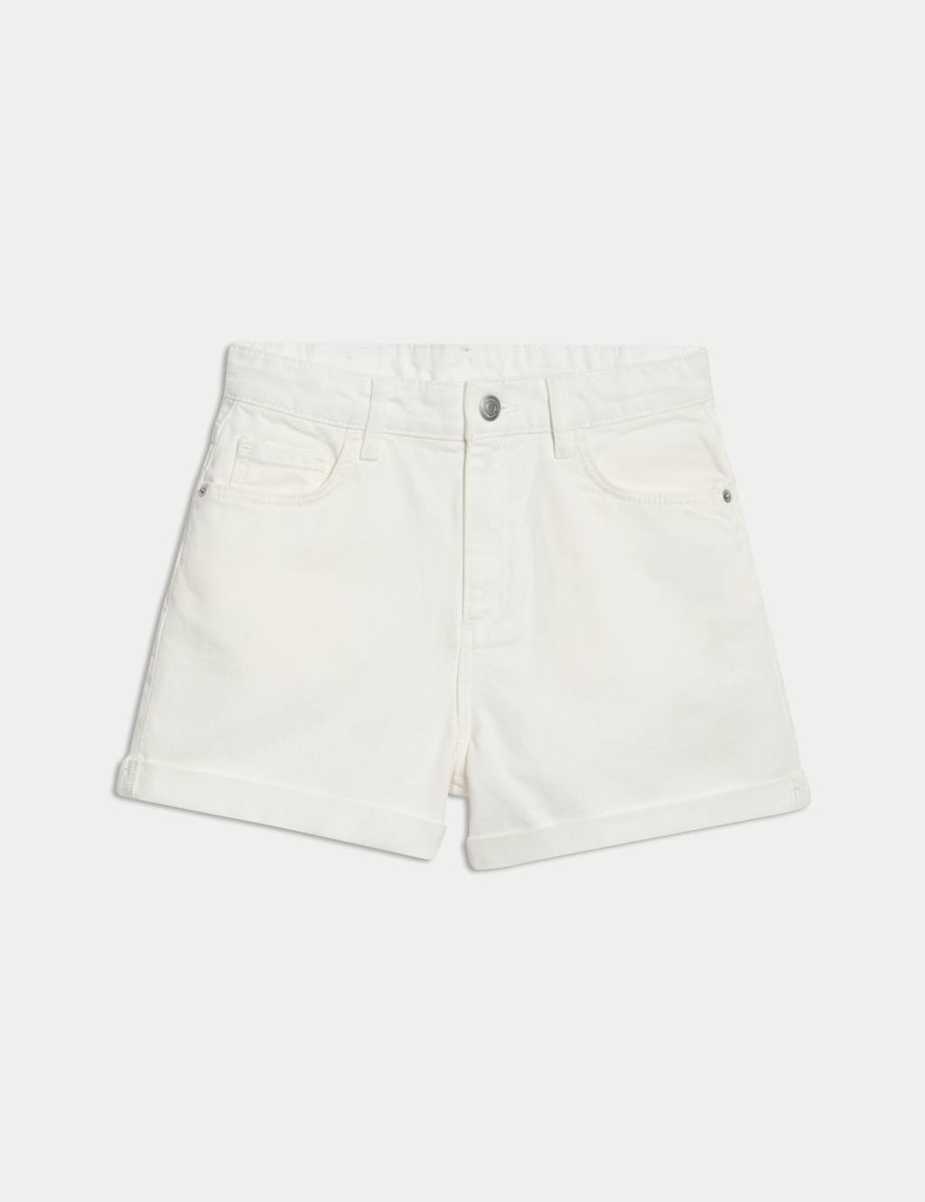 Mom Pure Cotton Denim Shorts (6-16 Yrs) 2 of 5