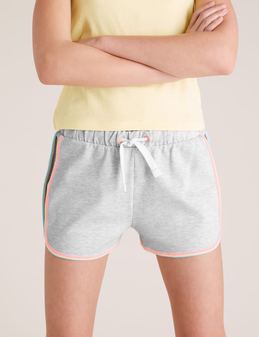 Rainbow Trim Runner Shorts (6-16 Yrs) 3 of 5