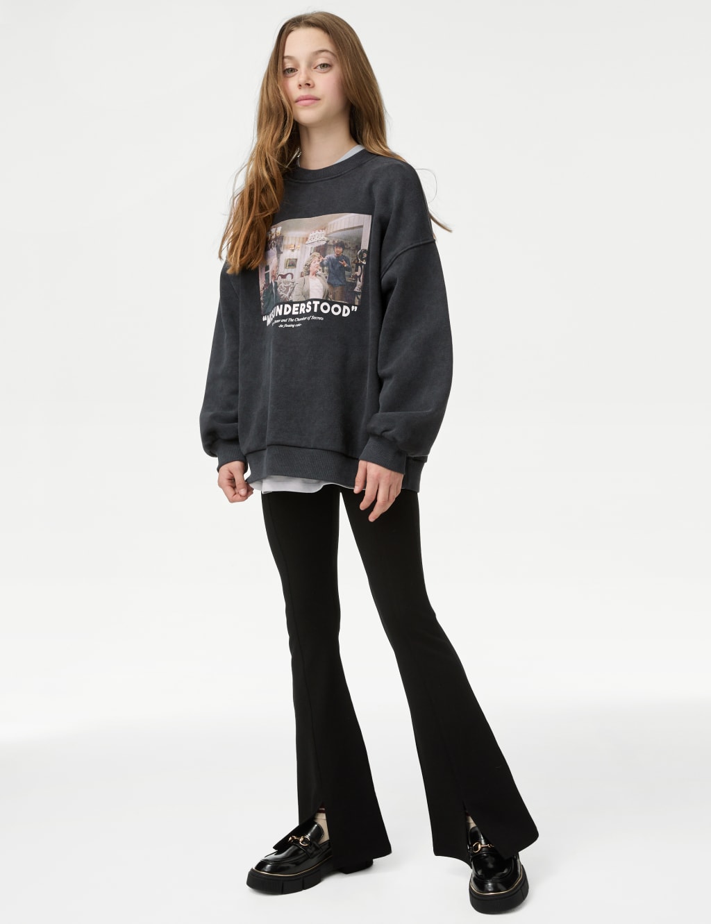 Pure Cotton Harry Potter Sweatshirt 6 16 Yrs M S Collection M S