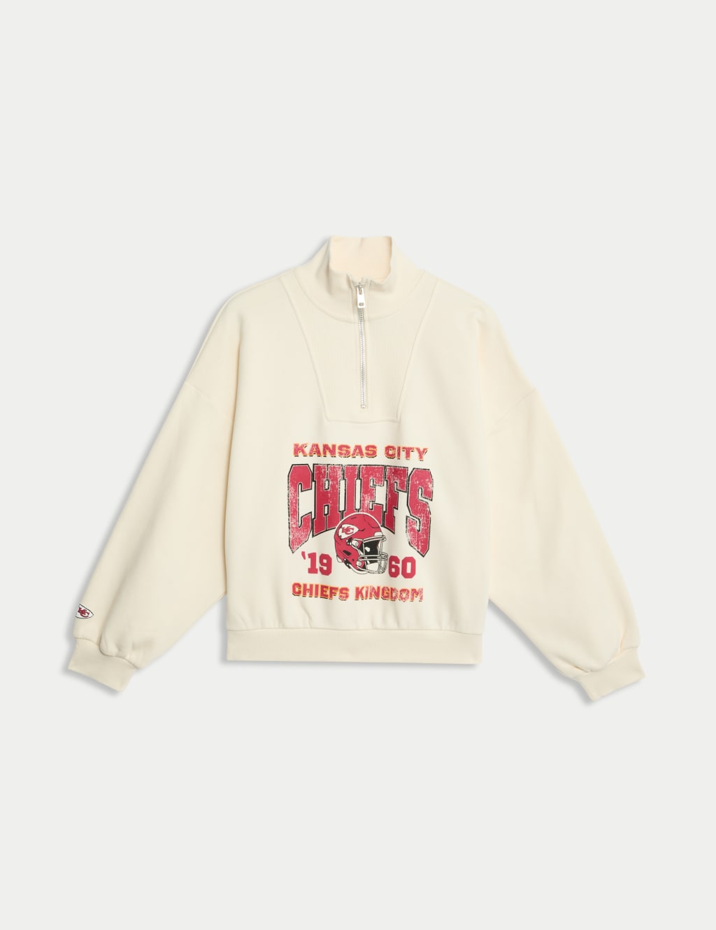 Cotton Rich NFL Kansas City Chiefs Sweatshirt 6 16 Yrs