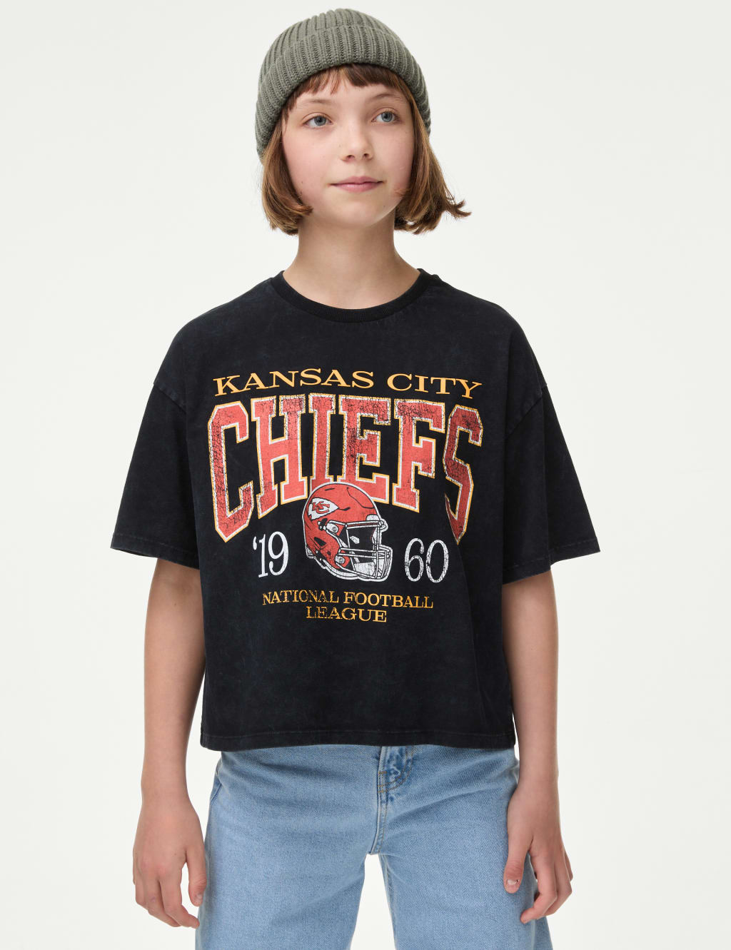 Pure Cotton Kansas City Chiefs T Shirt 6 16 Yrs M S Collection M S