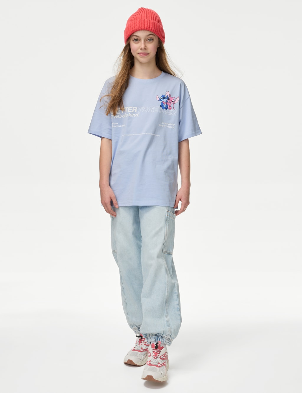 Pure Cotton Lilo & Stitch™ T-Shirt (6-16 Yrs) 3 of 6