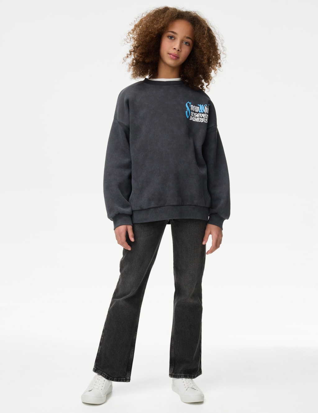 Cotton Rich Snow White™ Graphic Sweatshirt (6-16 Yrs) 3 of 7