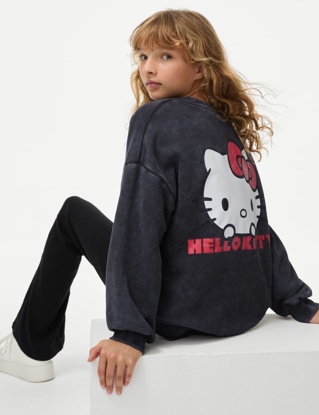 Cotton Rich Hello Kitty Sweatshirt 6 16 Yrs M S Collection M S