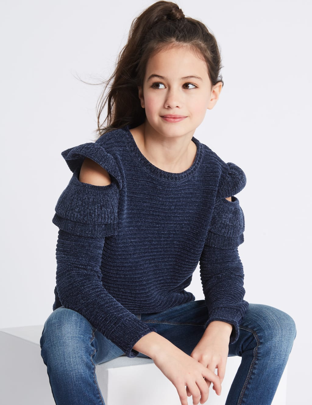 Marks and spencer chenille jumper shop