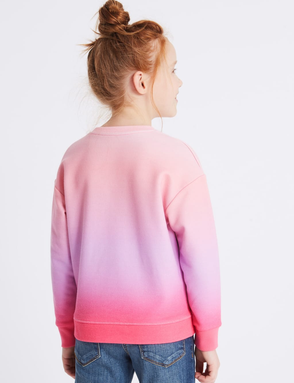 Ombre Sweatshirt (3-16 Years) | M&S