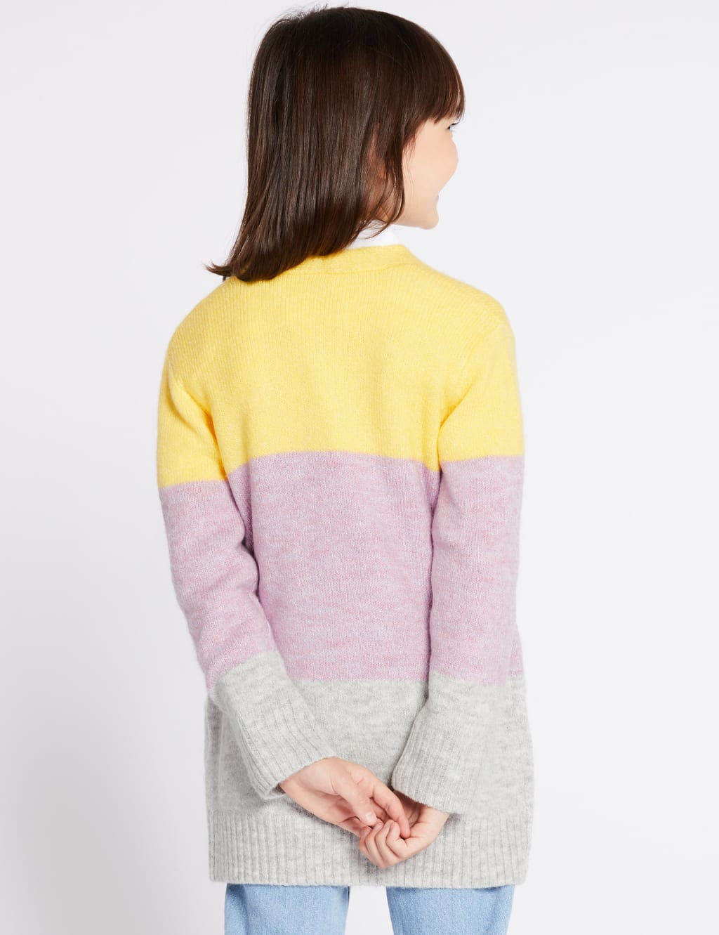 Colour Block Cardigan (3-16 Years) 3 of 3