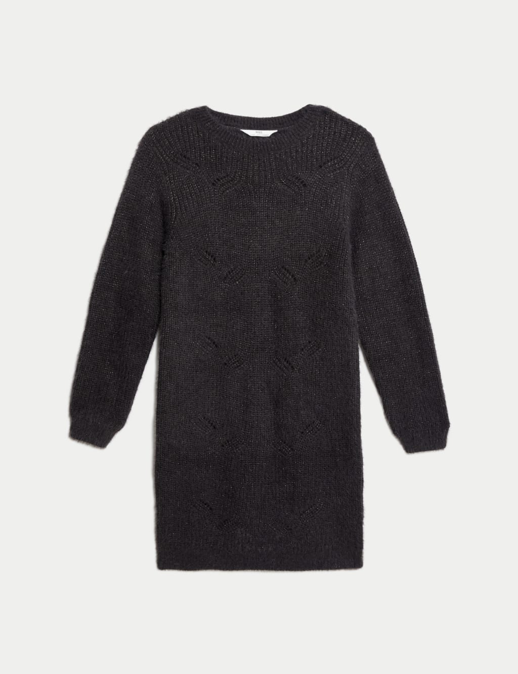 Fluffy knit dress cheap