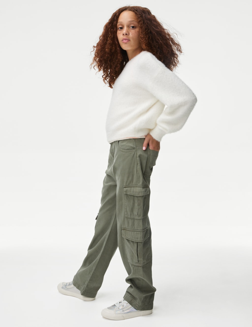 Fluffy Knitted Jumper 6 16 Yrs M S Collection M S