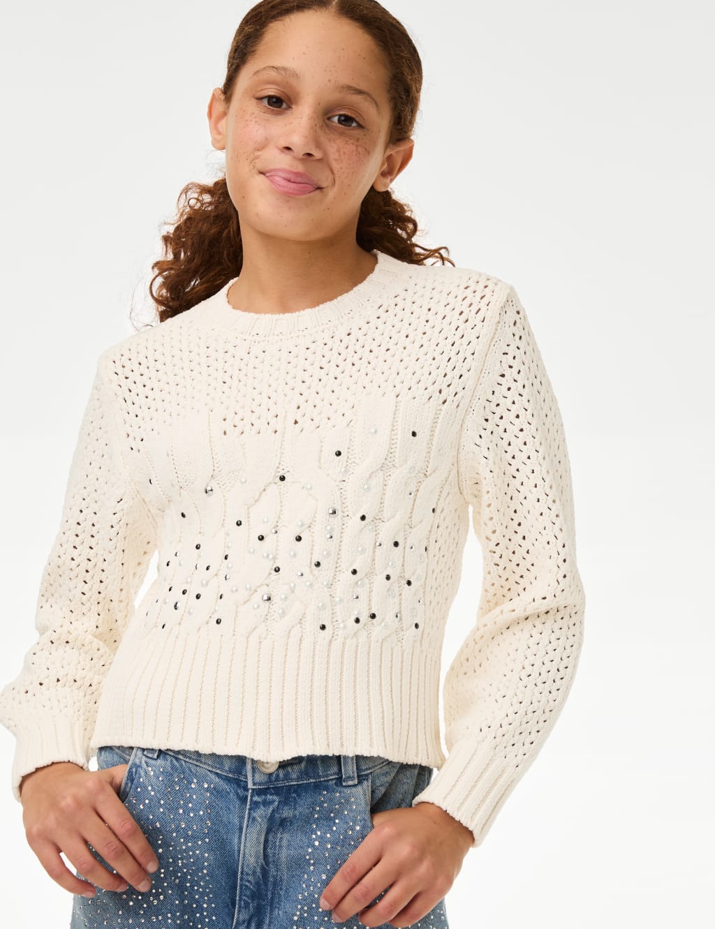 Embellished Knitted Jumper (6-16 Yrs) 3 of 5