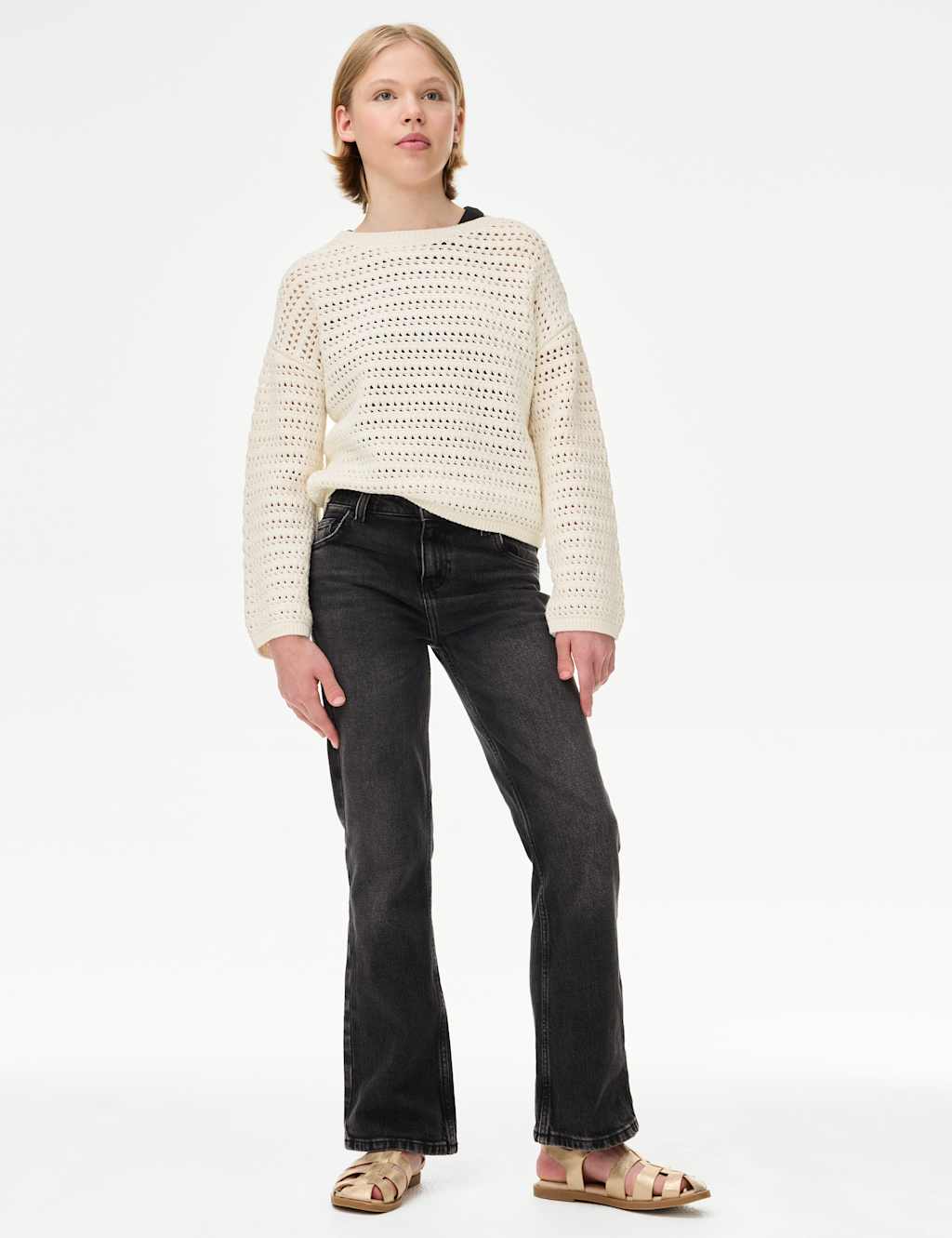 Cotton Rich Knitted Jumper (6-16 Yrs) 3 of 6