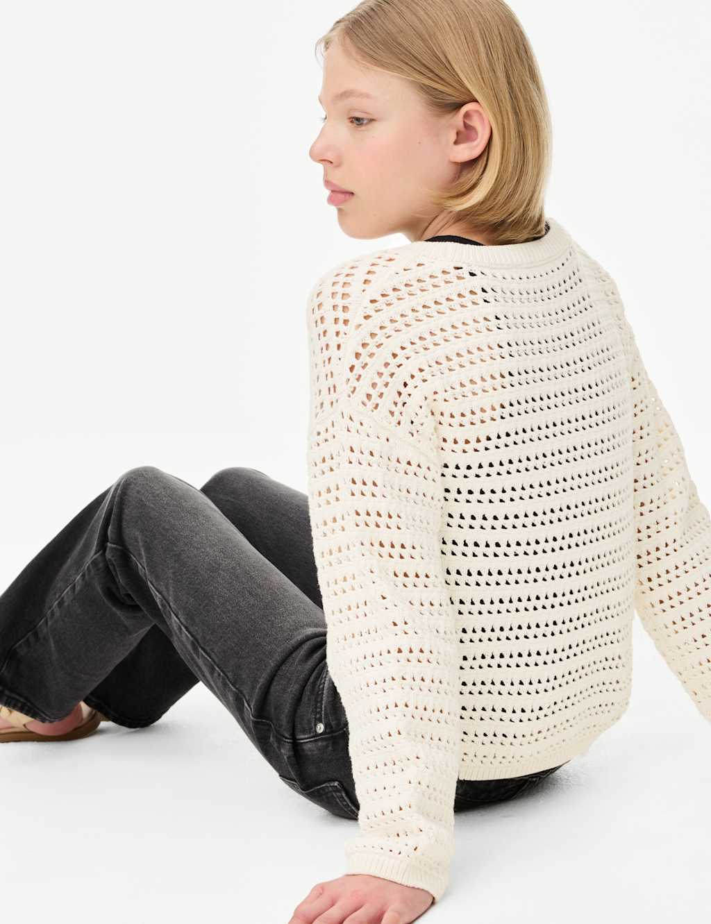 Cotton Rich Knitted Jumper (6-16 Yrs) 5 of 6